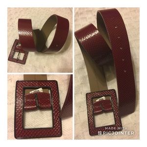 Beautiful dark Red Color Belt for Women.